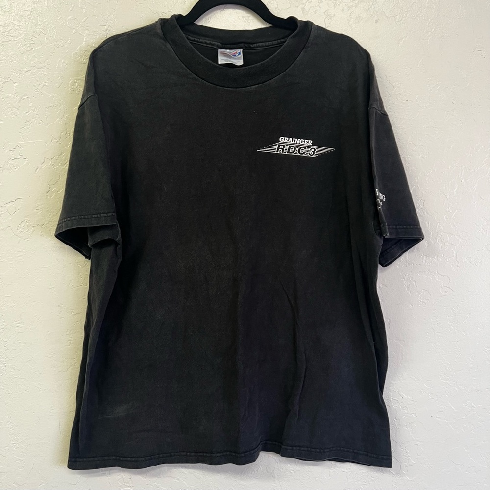 Vintage 1998 Grainger Industrial RDC3 10‎ Year Faded Black TShirt Sz XL GVC